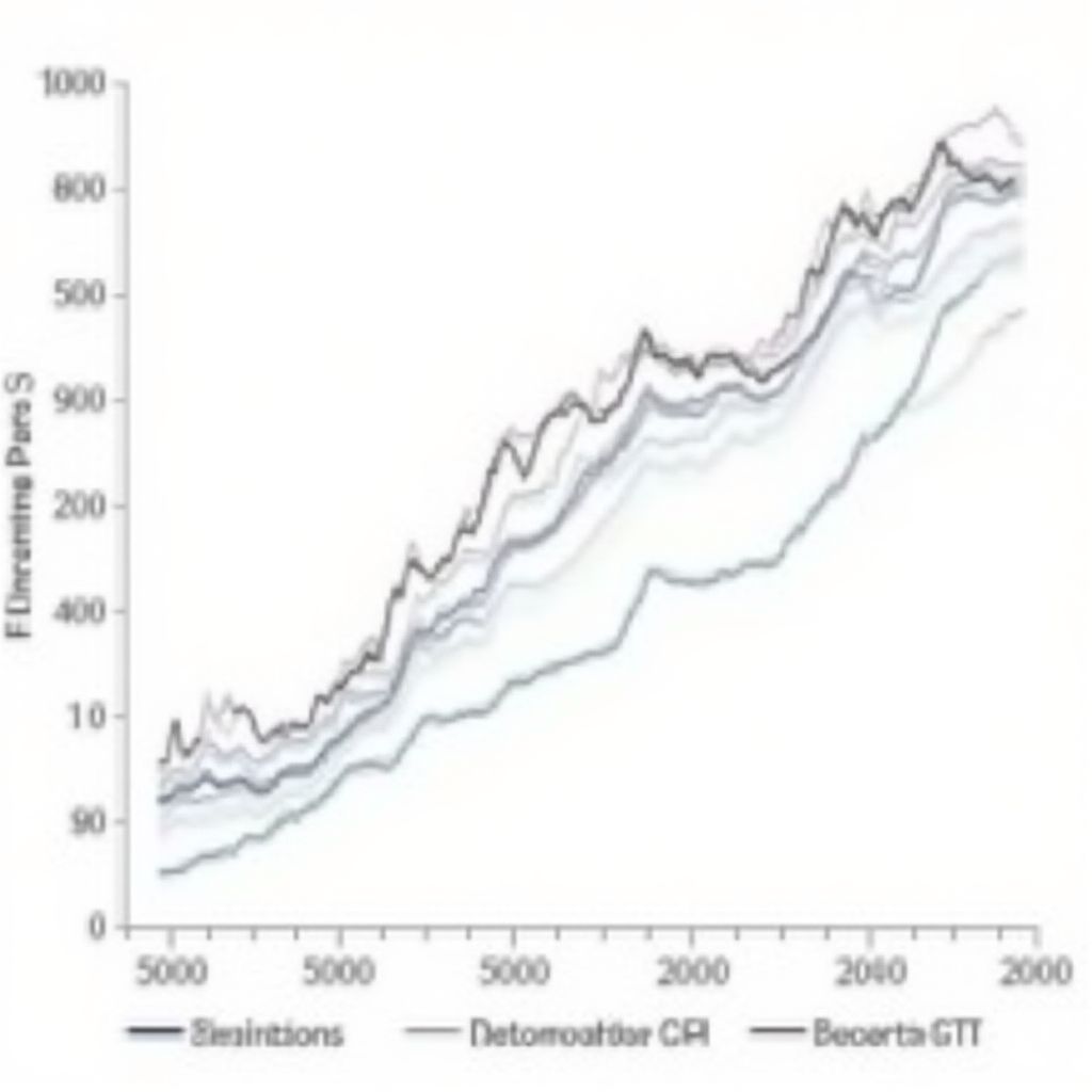 Gráfico de tendencias económicas de Argentina